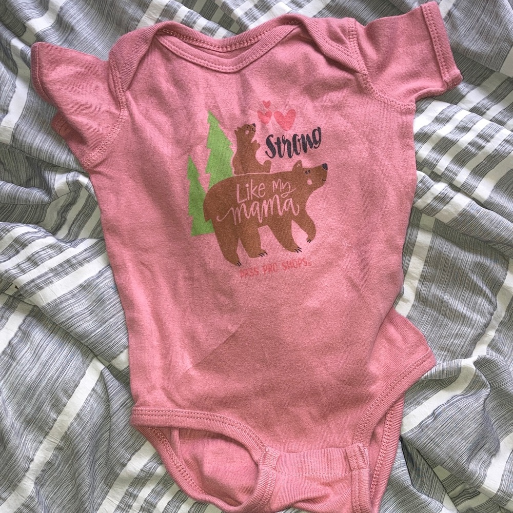 Bass Pro Shops Pink Bear Bodysuit